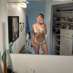 SHEIN light green bikini set